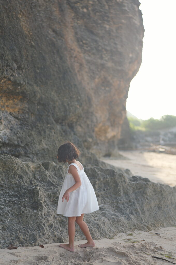 Smocked Dress - Ivory - Image 2